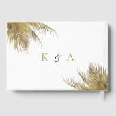 トロピッエレガントクパームツリービーチ結婚式 ゲストブック (裏面)