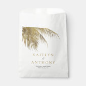 トロピッエレガントクパームツリービーチ結婚式 フェイバーバッグ (正面)