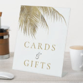 トロピッエレガントクパームツリービーチ結婚式 台座サイン (インサイチュ)