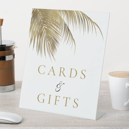 トロピッエレガントクパームツリービーチ結婚式 台座サイン (インサイチュ)