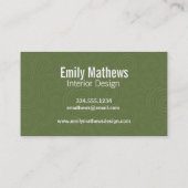 トロピッエレガントクパームツリー 名刺 (裏面)