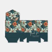 トロピッエレガントクフローラフラワー結婚ズサンキュー フェイバーボックス (折り畳みなし)