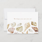 トロピッエレガントク結婚ス 出欠カード (裏面)