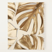 トロピッエレガントク金ゴールドリーフ名ウィークリー&毎月 プランナー手帳 (裏面)