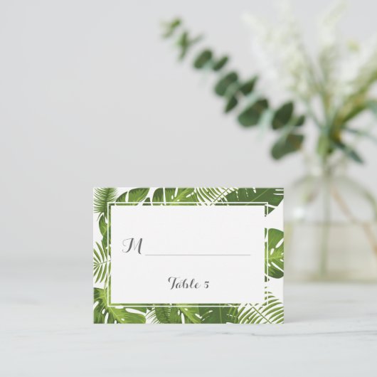 トロピッエレガントク離れのカードを置く プレイスカード (スタンド正面)