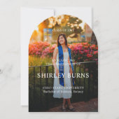 トロピッエレガントク離れ卒業写真 招待状 (正面)