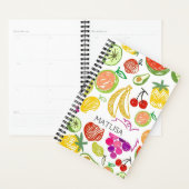 トロピッカラフルクフルーツガーリートレンディー名カスタム プランナー手帳 (ディスプレー)