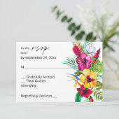 トロピッカラフルクフローラノミールRSVP 出欠カード (スタンド正面)