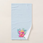 トロピッカラフルク花ブーケ バスタオルセット (ハンドタオル)