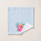 トロピッカラフルク花ブーケ バスタオルセット (ウォッシュタオル)