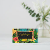 トロピッカラフルク花金ゴールドギフト証明書 割引カード (スタンド正面)