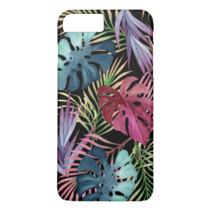 トロピッカラフルク茎植物模様 iPhone 8 PLUS/7 PLUSケース
