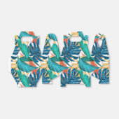 トロピッカラフルク葉・エキゾチック・パターン・デザイン フェイバーボックス (折り畳みなし)