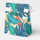 トロピッカラフルク葉・エキゾチック・パターン・デザイン フェイバーボックス (裏面サイド)