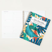 トロピッカラフルク葉・エキゾチック・パターン・デザイン プランナー手帳 (ディスプレー)