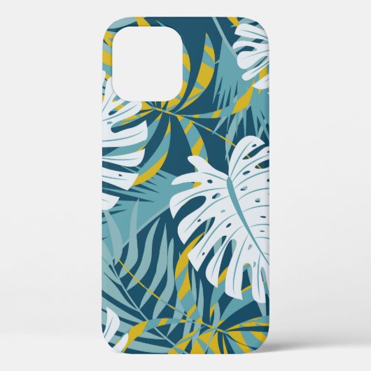 トロピッカラフルク葉・オリジナル・抽象芸術・パター Case-Mate iPhoneケース (裏面)