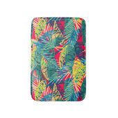 トロピッカラフルク葉 バスマット (正面縦)