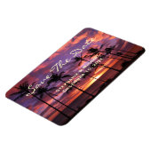 トロピッカラフルク・サンセット「Save The Date」マグネット マグネット (左側)