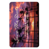 トロピッカラフルク・サンセット「Save The Date」マグネット マグネット (縦)