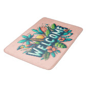 トロピッカラフルク/ハワイアン歓迎 バスマット (アングル)