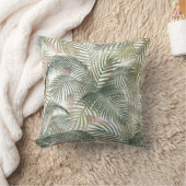 トロピッカリブのク葉パーム水の色 クッション (ブランケット)