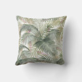 トロピッカリブのク葉パーム水の色 クッション (裏面)