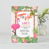 トロピックのような暑い、夏のプールパーティー、ビーチ 招待状 (スタンド正面)