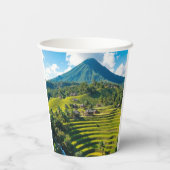 "トロピックを味わう - バリ島を眺めながら飲む" 紙コップ (裏面)
