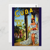 トロピックスキューバヴィンテージ旅行のホリデーアイル ポストカード (正面/裏面)