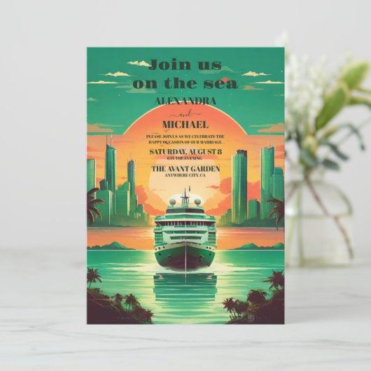 トロピックスシースケープビーチクルーズ結婚ズ 招待状 (スタンド正面)