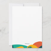 トロピックスティキタイムパーティの招待状 招待状 (裏面)