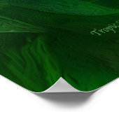 トロピックスピリッツ – 金ゴールドとブルーマクズアートポスター ポスター (角)