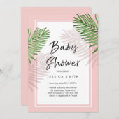 トロピックスベビーシャワー招待状トロピカルハワイ 招待状 (正面/裏面)