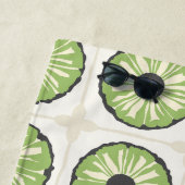 トロピックスライス葉緑色 ビーチタオル (インサイチュ)