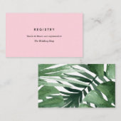 トロピックスレジストリカード エンクロージャーカード (正面/裏面)