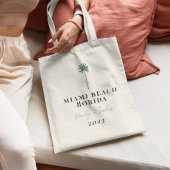 トロピックデスティネーションパーム結婚ツリーの歓迎 トートバッグ