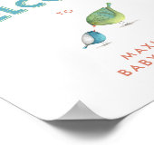 トロピックバード赤ちゃんシャワーへようこそ ポスター (角)