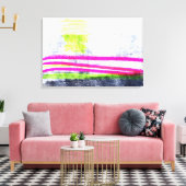 トロピックミッドナイト キャンバスプリント (インサイチュ (リビング))