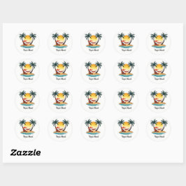 トロピックムクリーン日没シール ラウンドシール