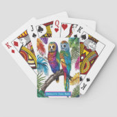 トロピックモノグラムキッズのレインボウズオールドメイドゲーム トランプ (裏面)