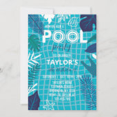 トロピックールクプールボーイ誕生日招待状 招待状 (正面)