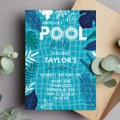 トロピックールクプールボーイ誕生日招待状 招待状