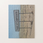 トロピック山羊座道路標識ナミビア。 ジグソーパズル (縦)