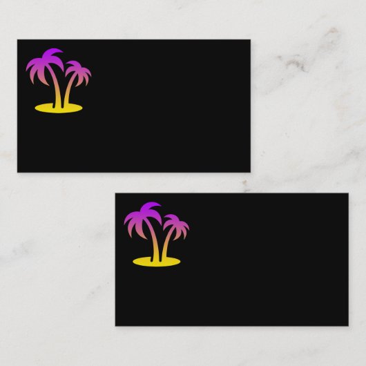 トロピック島の名刺 名刺 (正面/裏面)