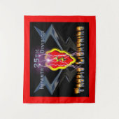 「トロピック稲妻」第25歩兵師団 タペストリー (正面)