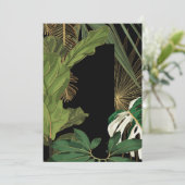 トロピック葉旗、緑のジャングル植物と黄金 シーズンカード (スタンド正面)