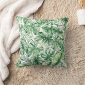 トロピック雨16x16 クッション (ブランケット)