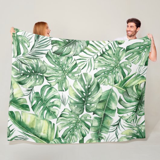 トロピック雨60x80フリースブランケット フリースブランケット (インサイチュ)