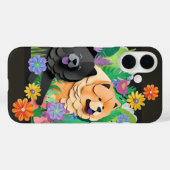 トロピックTANGOレッドブラックチャウ Case-Mate iPhoneケース (裏面 (横))