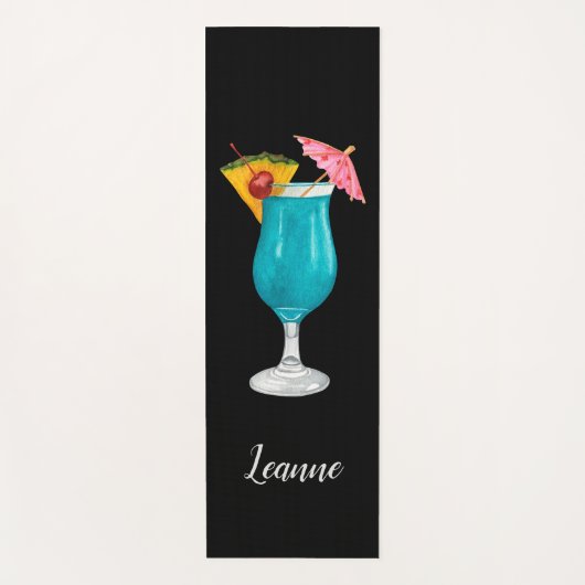 トロピッパーソナライズされたクカラフルドリンク ヨガマット (正面)